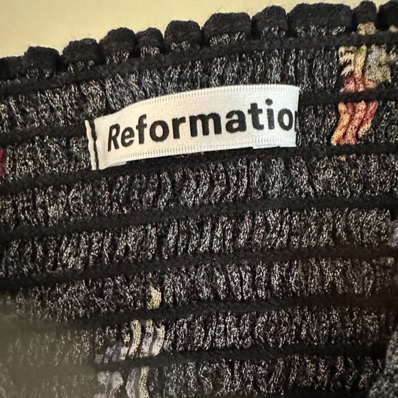 Reformation Black Floral Camisole - Picture 9 of 10